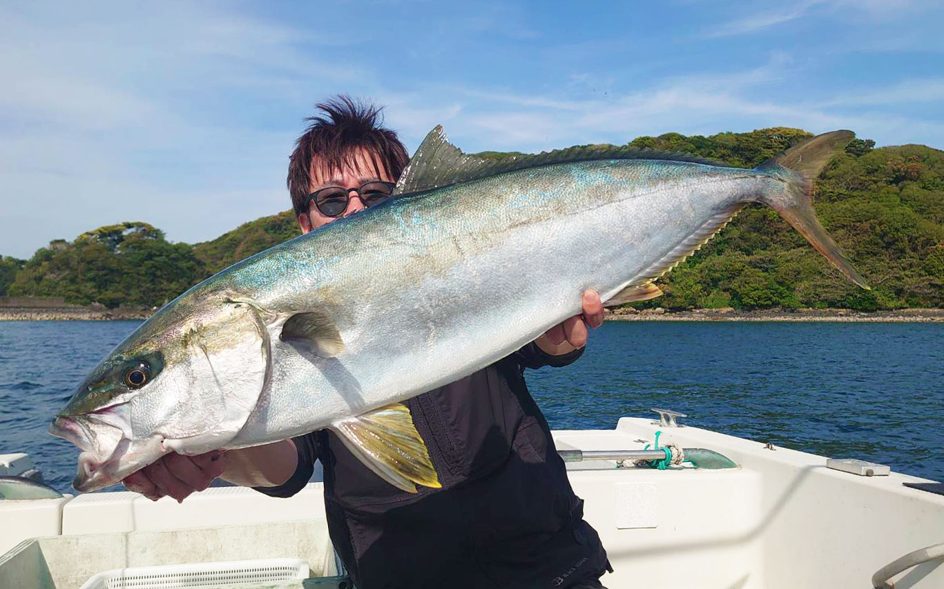 二神島沖で7.5kgのヒラマサ！ボートジギング