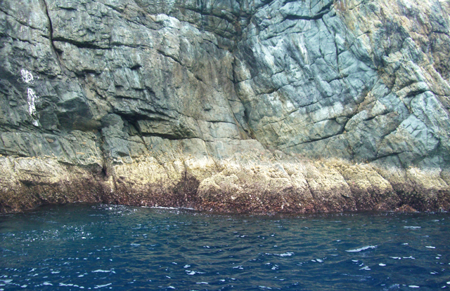 白瀬本島の北側