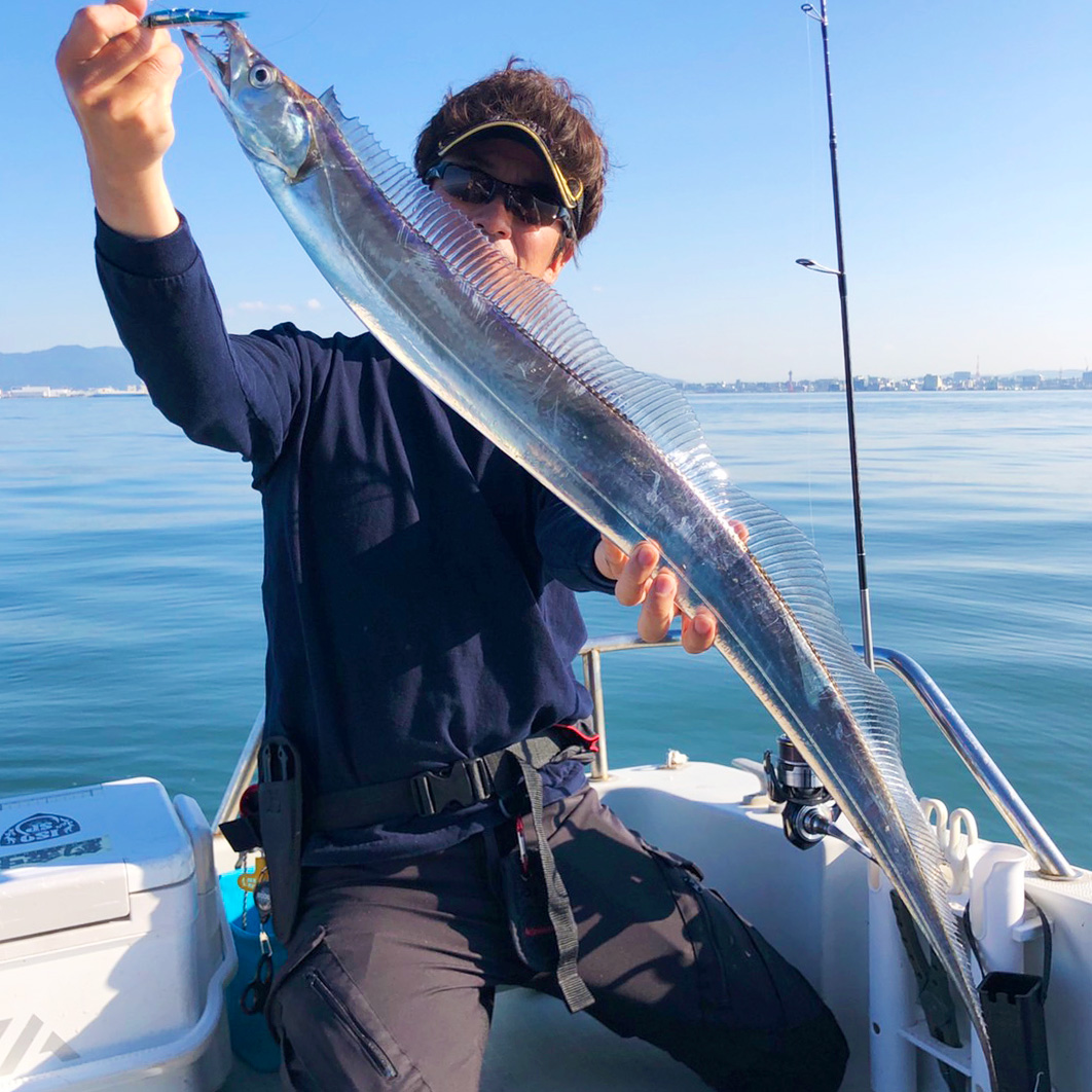 1年中釣れる博多湾タチウオ（テンヤ釣り）