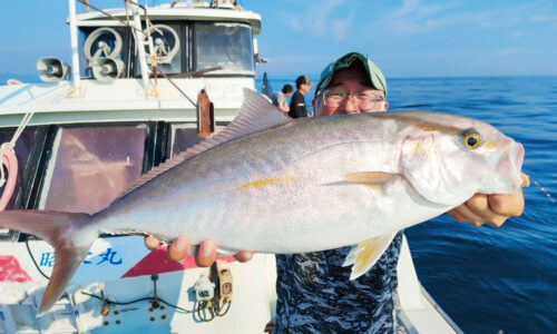 馬渡島沖で落とし込み釣り