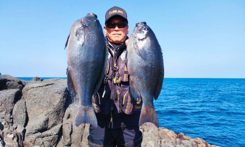 寒グロらしい渋いアタリで難しい釣りになりましたけど、それがまた楽しかったりします。